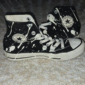 Converse Chuck Taylor Hi Tops Splatter Paint Size 6